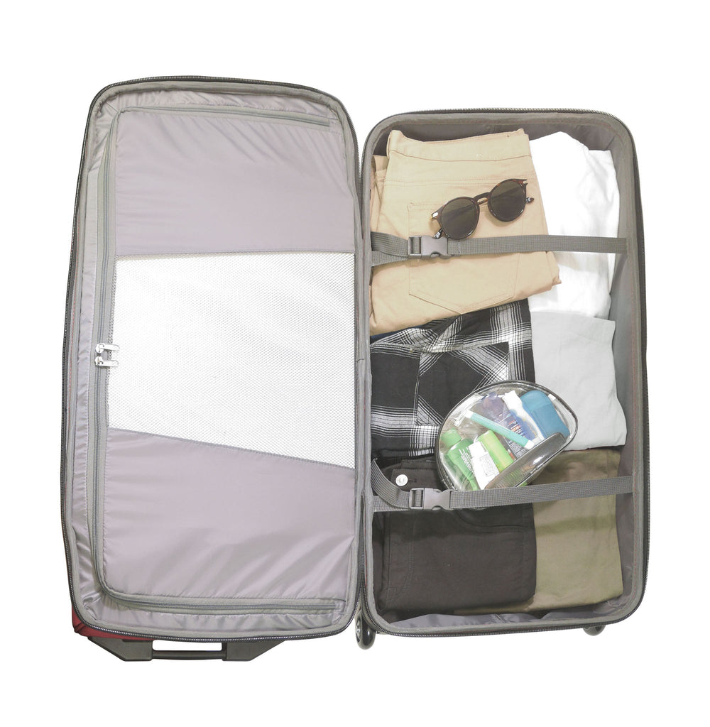 Workhorse 30" Split Level Dark Red FŪL Rolling Duffel Bag Ful Luggage