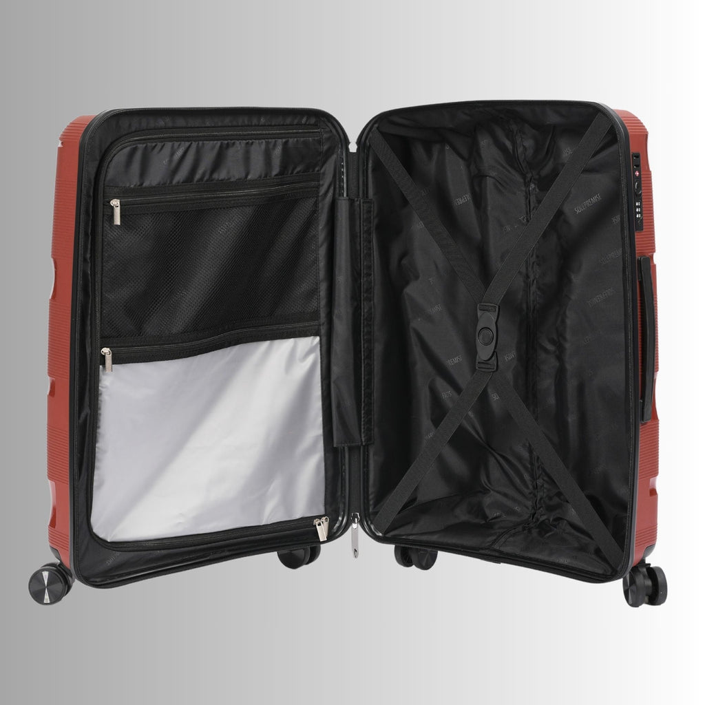 20-inch Red Carry-On Hardcase Roller Luggage Sole Premise