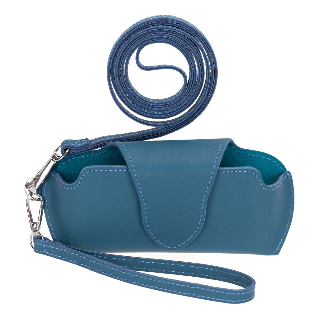 Riviera Leather Glasses Case - LuggageDesigners