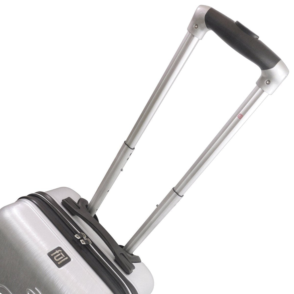 Peanuts Snoopy & Woodstock Silver 22" Carry-on Spinner Luggage Ful Luggage