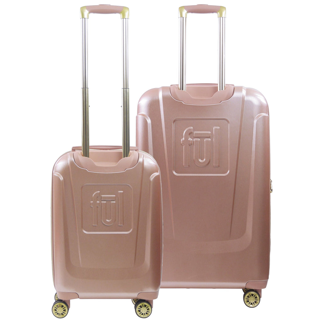 Disney Minnie Mouse Rolling Luggage 2 Piece Set Rose Gold Ful Luggage