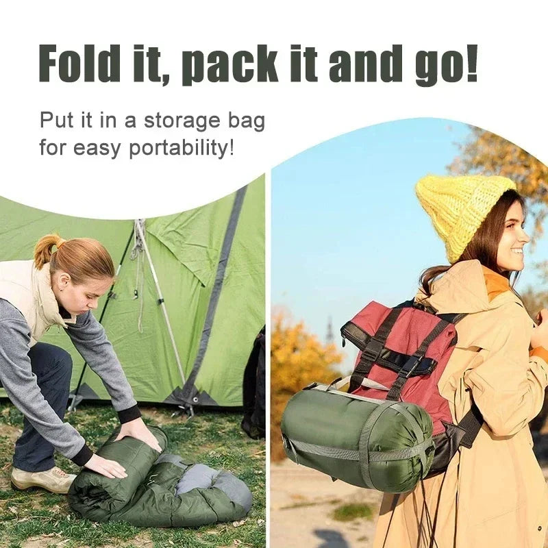 Camping Sleeping Bag Ultralight Waterproof 4 Seasons Warm Envelope Type Sleeping Bag for Outdoor Hiking Backpacking Travel Social Buzz eSIMs