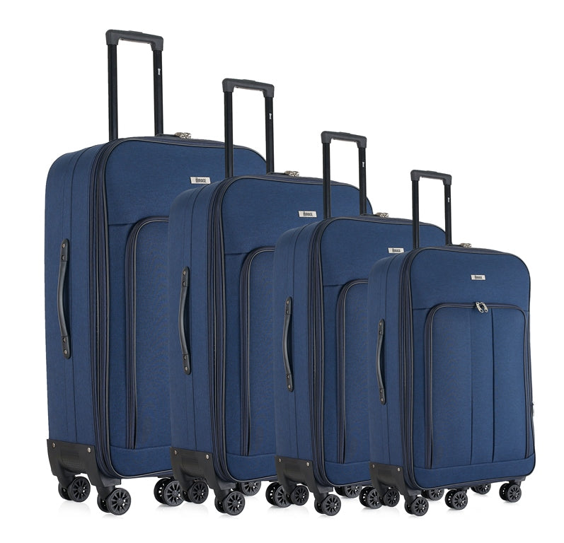Sean Soft side Lightweight Expandable with 360° Dual Spinning Wheels and Combo Lock – Includes 32", 28", 24", 20" 4-Piece Luggage Set Mirage Luggage
