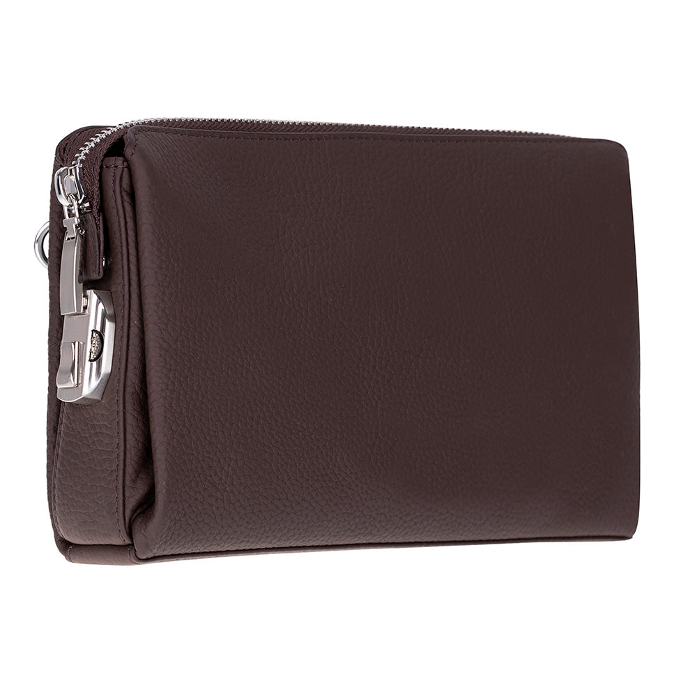 Lupus Leather Clutch Bag - LuggageDesigners