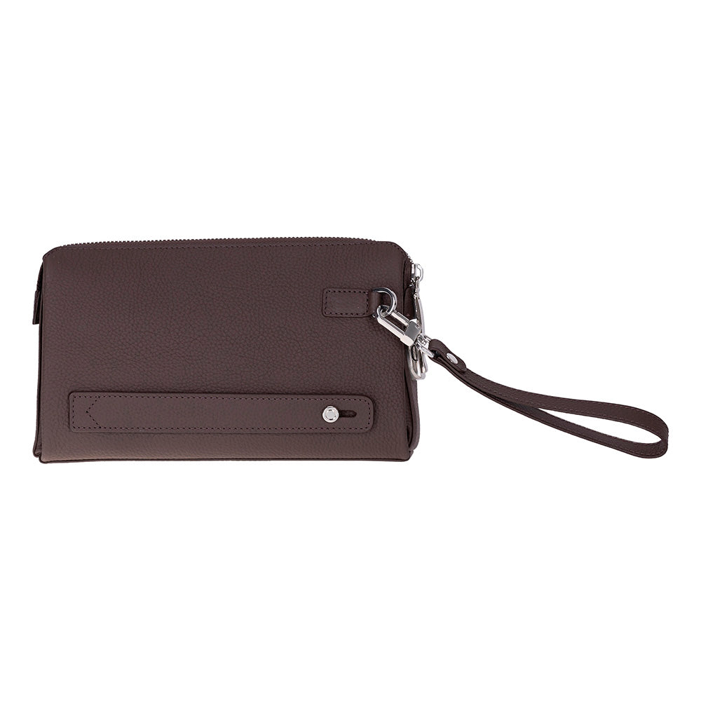 Lupus Leather Clutch Bag - LuggageDesigners