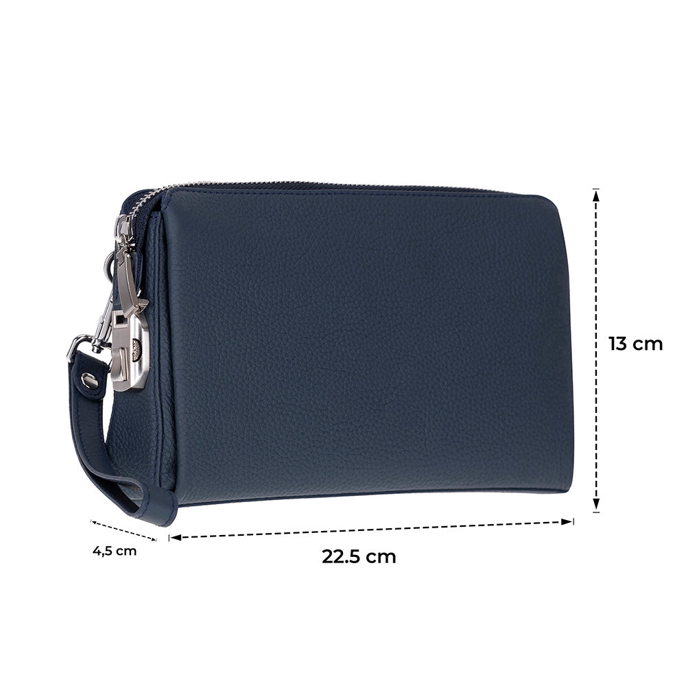 Lupus Leather Clutch Bag - LuggageDesigners