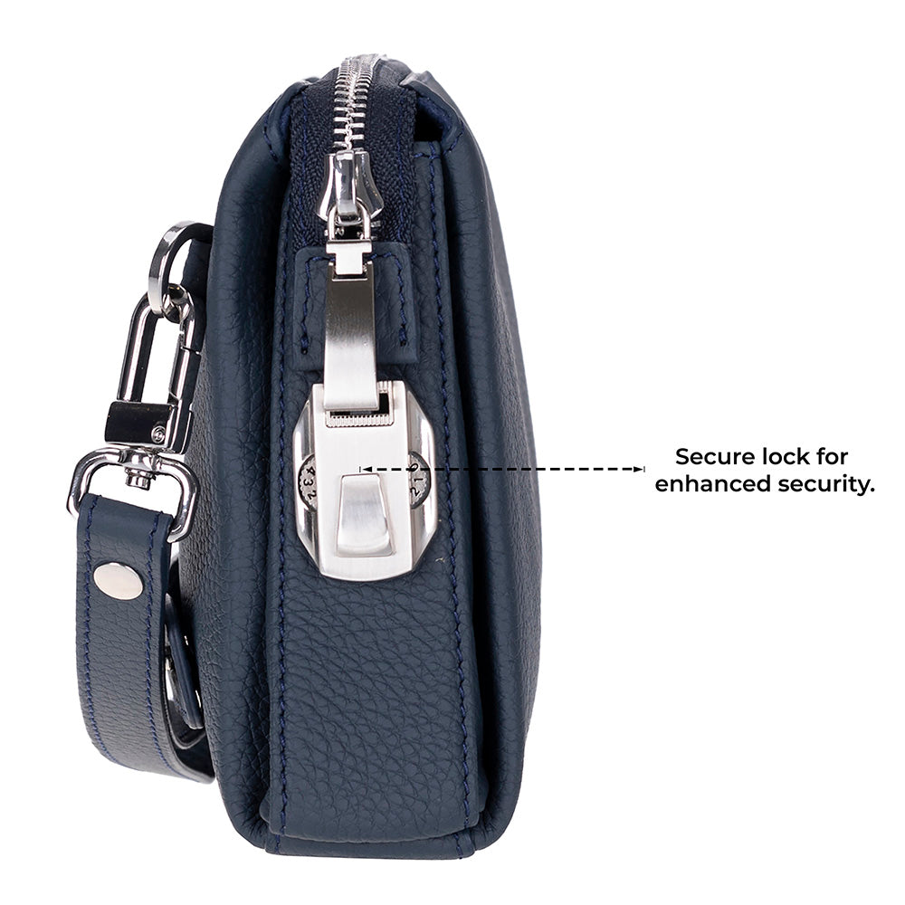 Lupus Leather Clutch Bag - LuggageDesigners