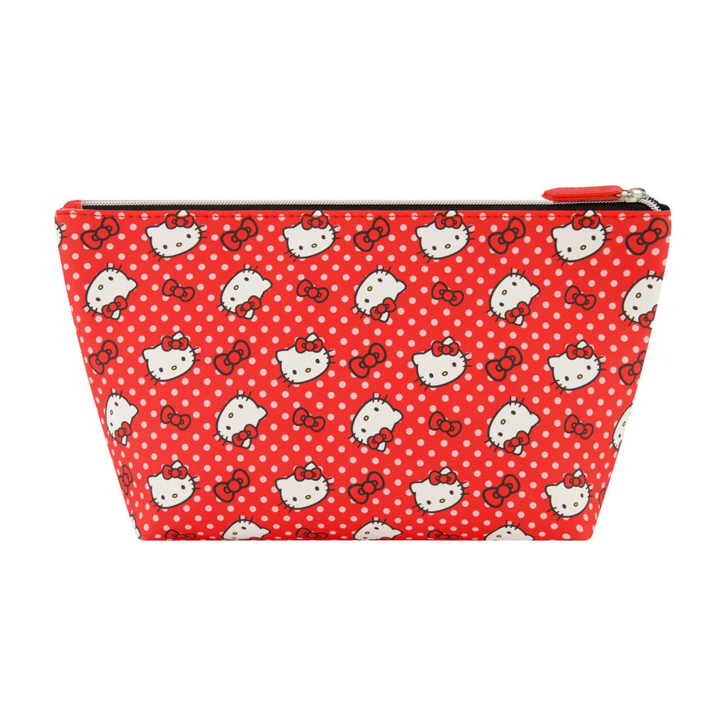 Sanrio Hello Kitty Polka Dot Red Cosmetic Bag Ful Luggage