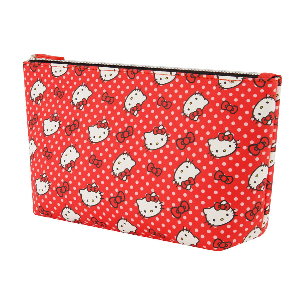 Sanrio Hello Kitty Polka Dot Red Cosmetic Bag Ful Luggage
