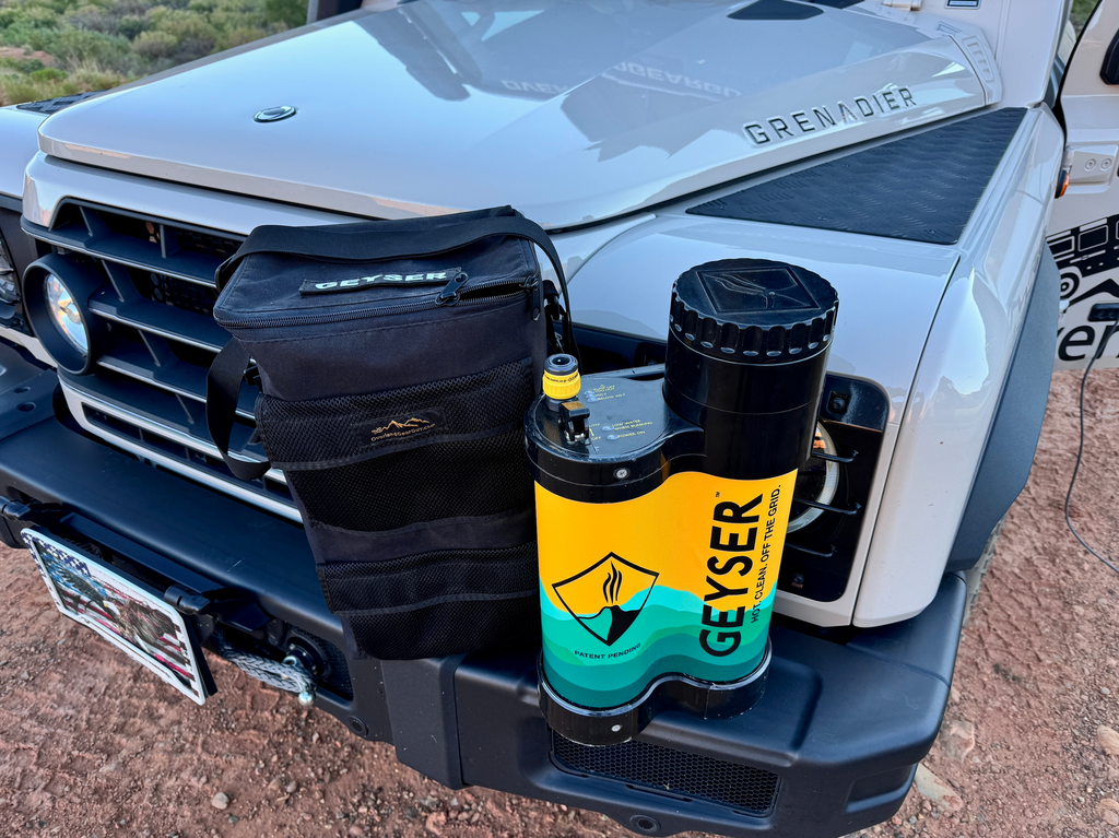 Geyser Systems Shower Carry Bag Overland Gear Guy