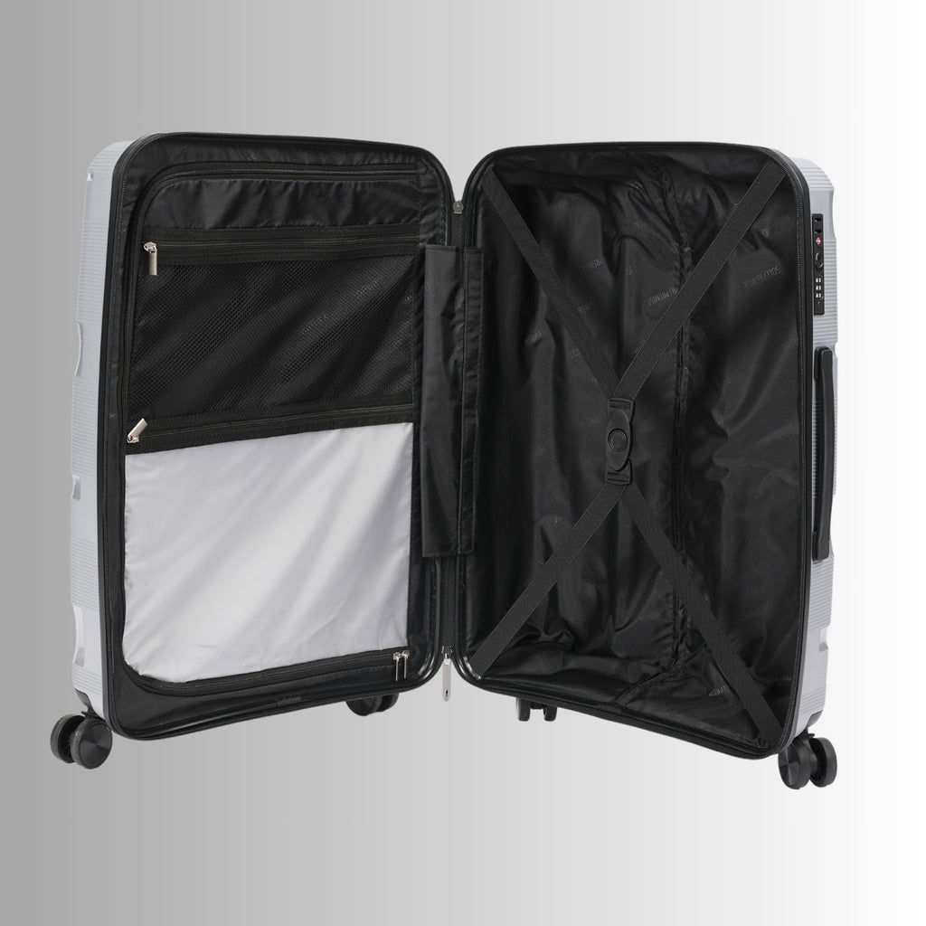 24-inch Silver Hardcase Roller Luggage Sole Premise