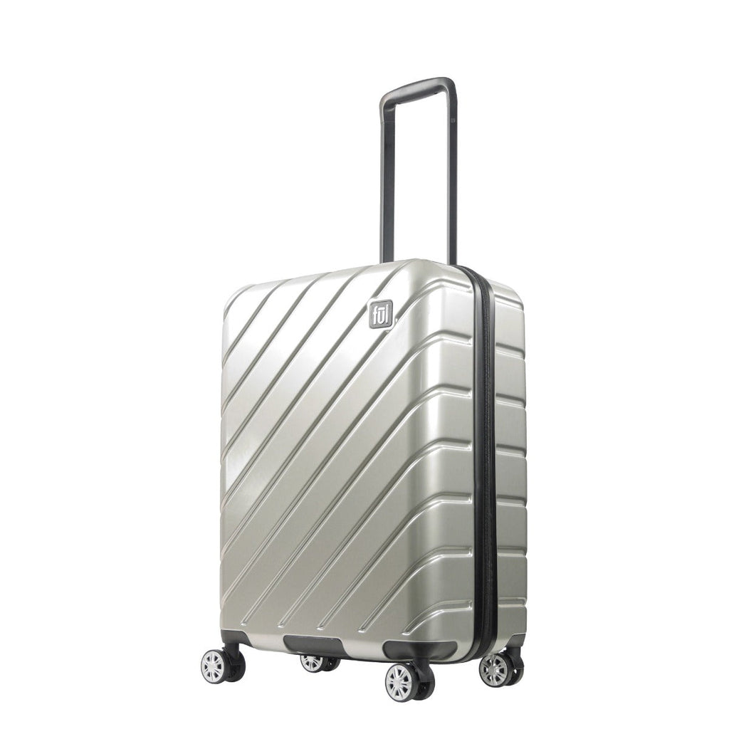 Ful Velocity 27" Expandable Hardside Spinner Luggage, Silver Ful Luggage