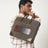 Sloan Waxed Canvas and Pull-up Leather Slim Laptop Briefcase Boconi