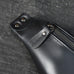 Sigrid Smooth Black Leather Waist Bag | Smooth Black Leather Fanny Pack STEEL HORSE LEATHER