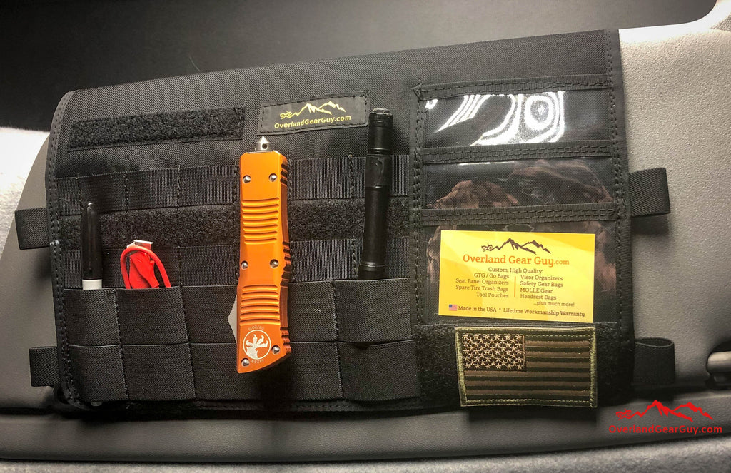 Sprinter Sun Visor Organizer (without mirror) Overland Gear Guy