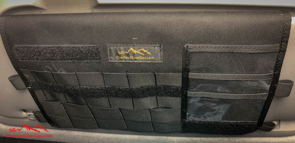 Sprinter Sun Visor Organizer (without mirror) Overland Gear Guy