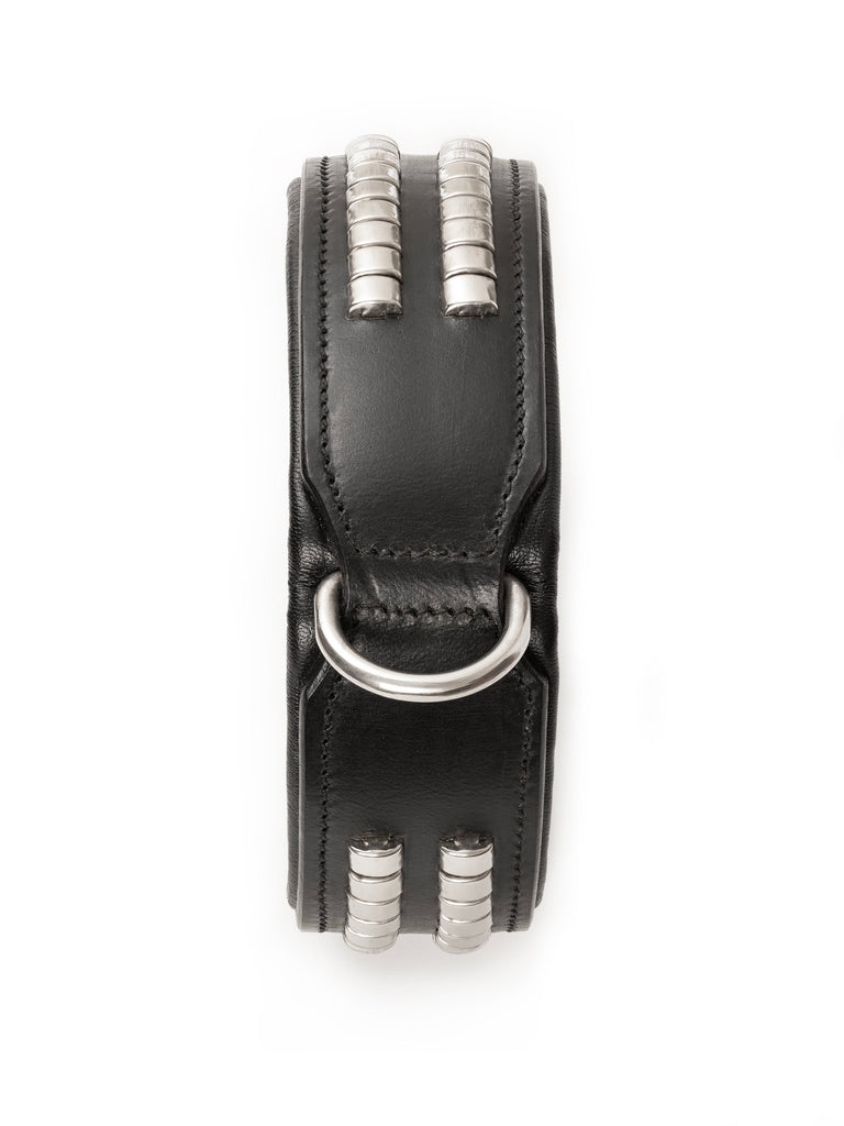 Leather Collar with Designer Studs Classy Leather Bags