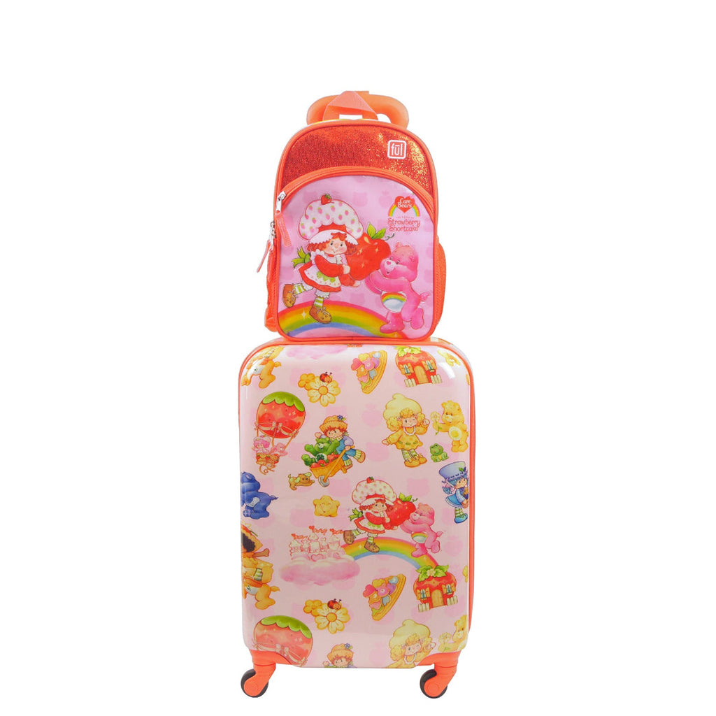 Strawberry Shortcake and Care Bears 2-Piece Luggage Set Ful Luggage