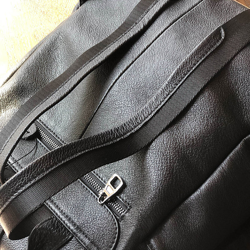Stylish Full Grain Leather Backpack Natural Cow Leather Travel Backpack Women Leather School Backpack TSM1931 RockCow Leather Studio