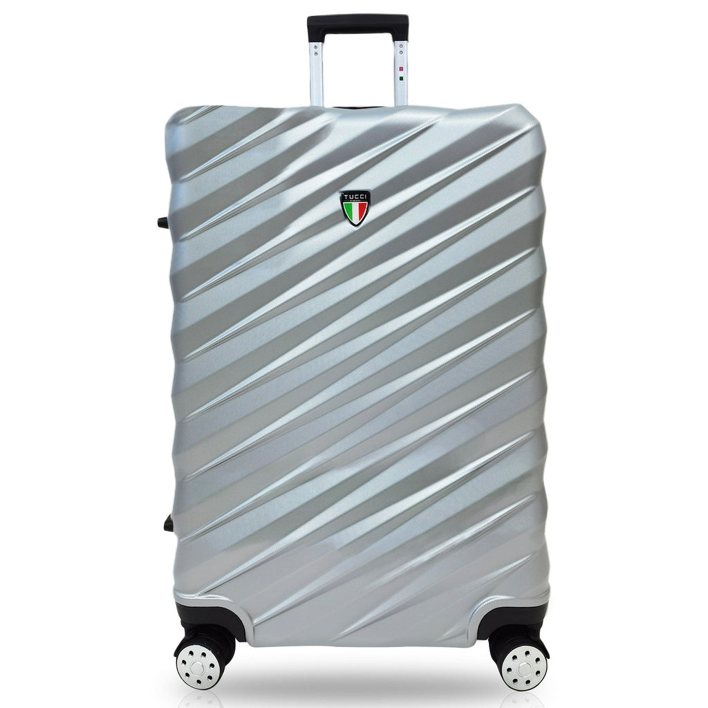 TUCCI Italy DISINVOLTA Fabric 3 PC 20", 24", 28" Luggage Suitcase Set Tucci