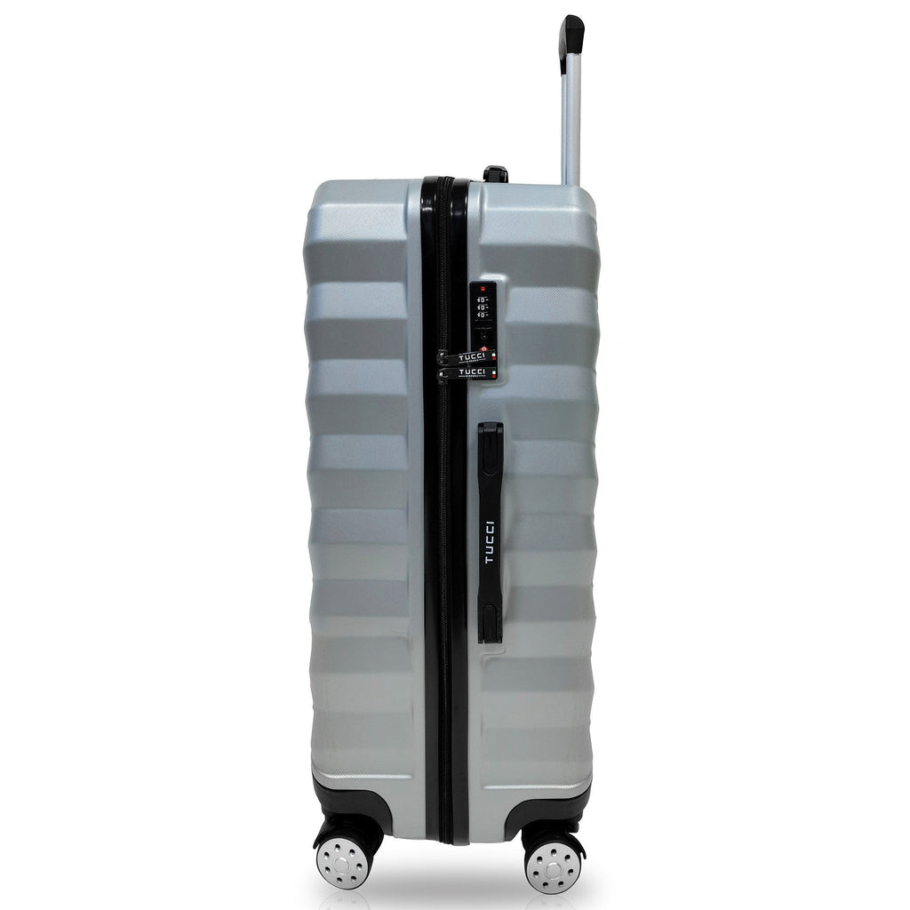 TUCCI Italy DISINVOLTA Fabric 3 PC 20", 24", 28" Luggage Suitcase Set Tucci