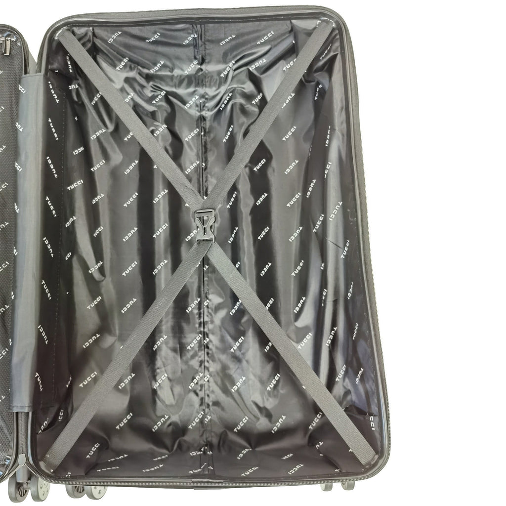 TUCCI Italy BARATRO 3PC Hardside Luggage Set (20", 24", 28") Tucci