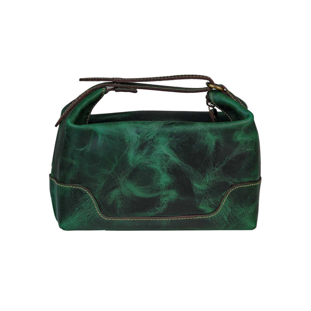 MaheTri Emerald Toiletry Classy Leather Bags
