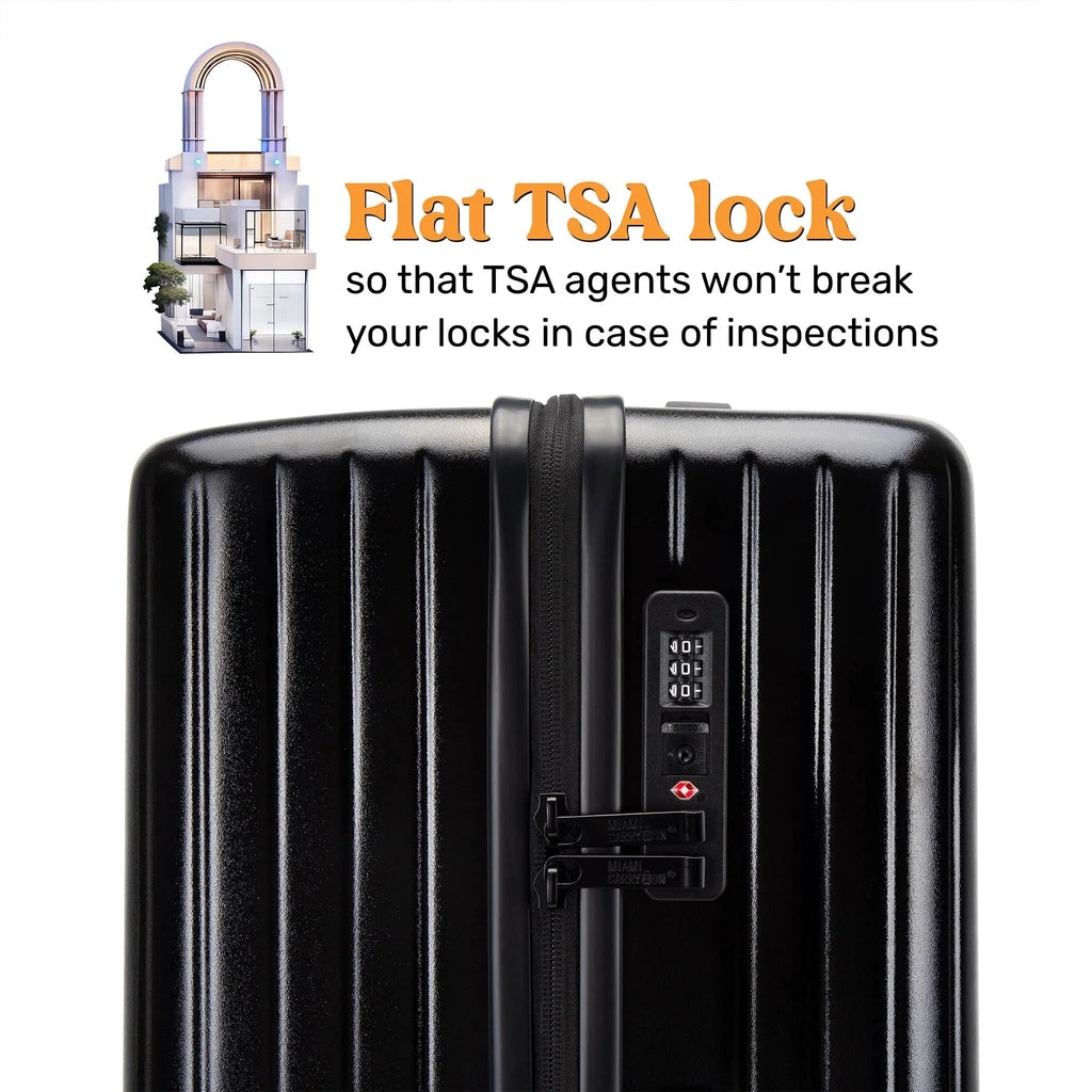 Ocean Polycarbonate Carry-On Suitcase Travellty