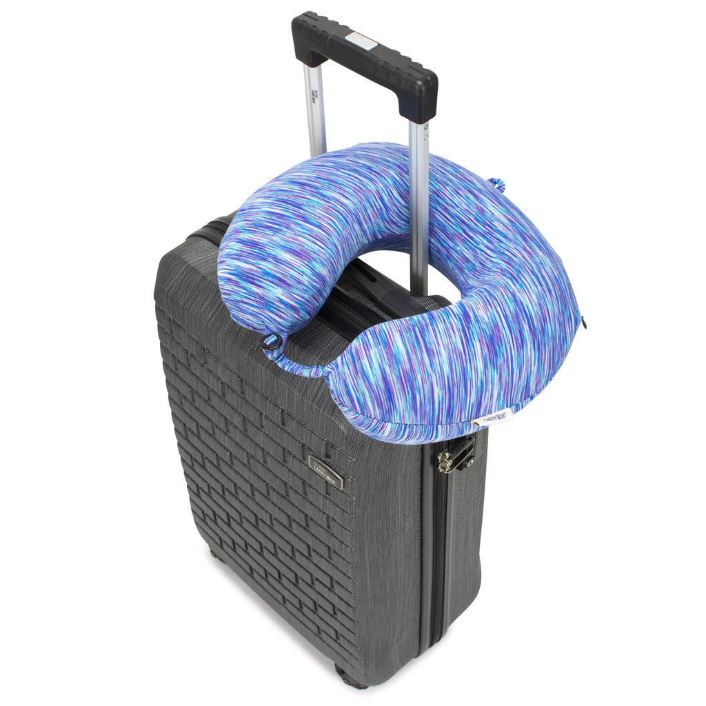 Space Dye Memory Foam Neck Pillow Travellty