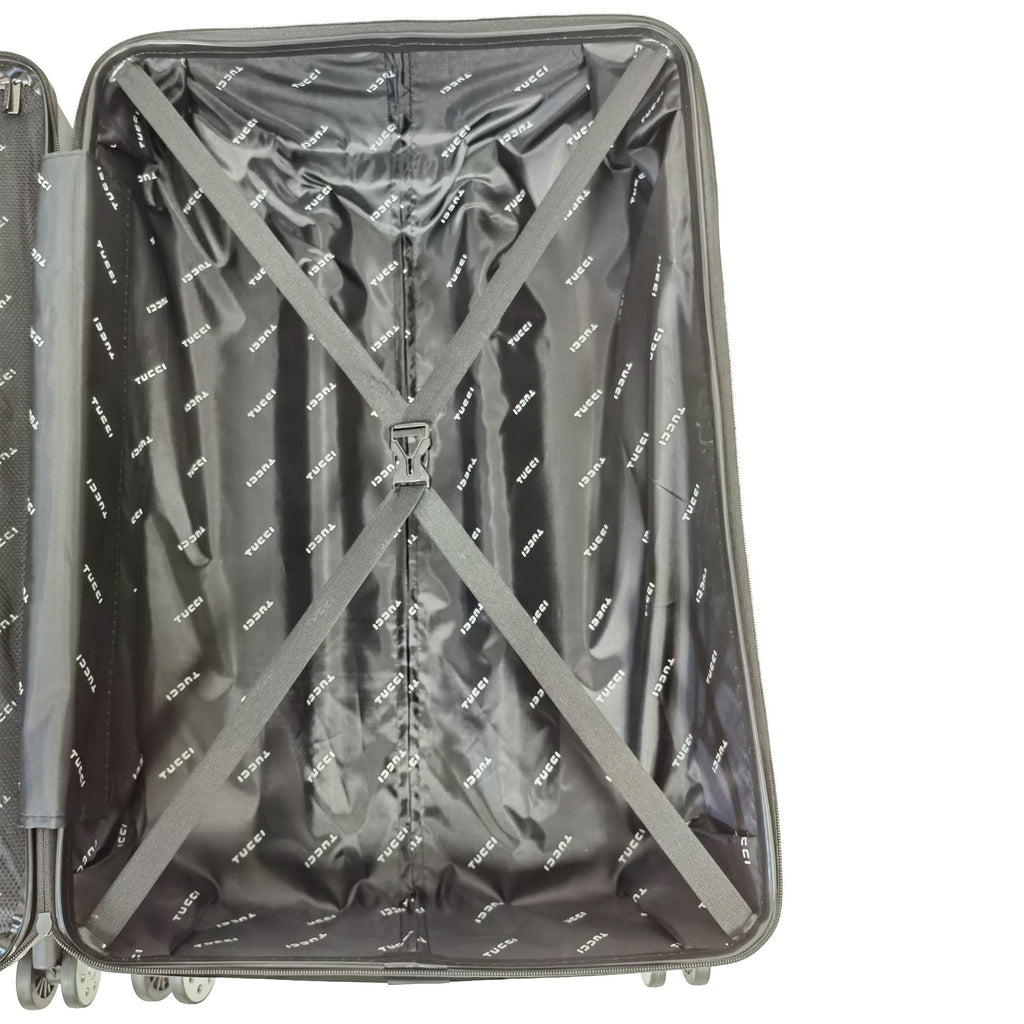 TUCCI Italy DISINVOLTA Fabric 3 PC 20", 24", 28" Luggage Suitcase Set Tucci