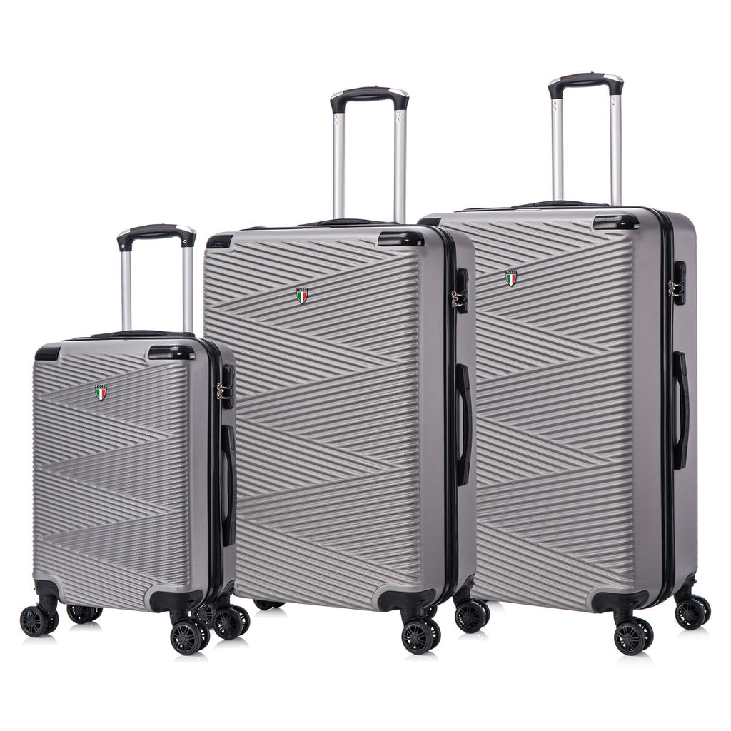 Tucci Italy Avenza 3PC Hardside Luggage Set Tucci