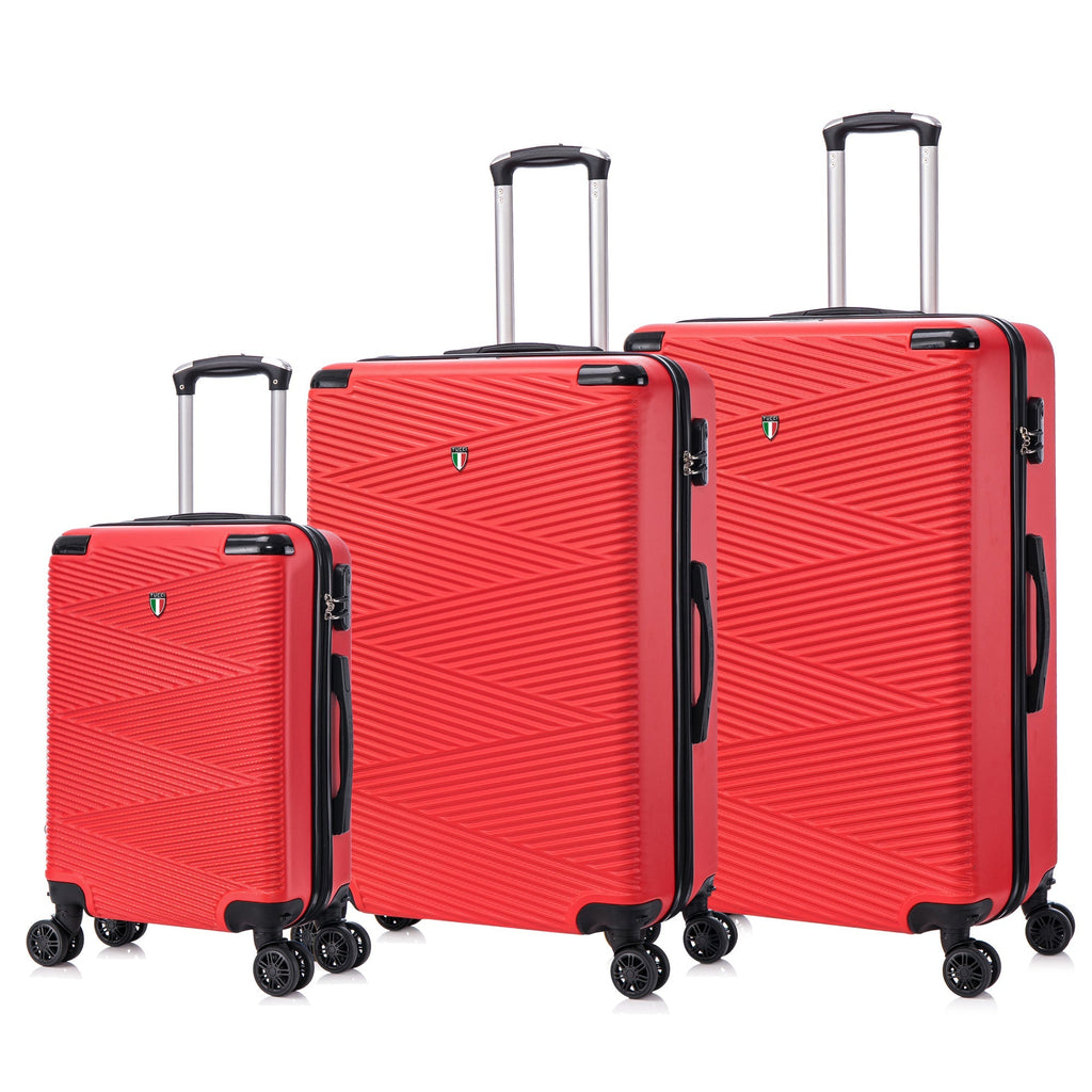 Tucci Italy Avenza 3PC Hardside Luggage Set Tucci