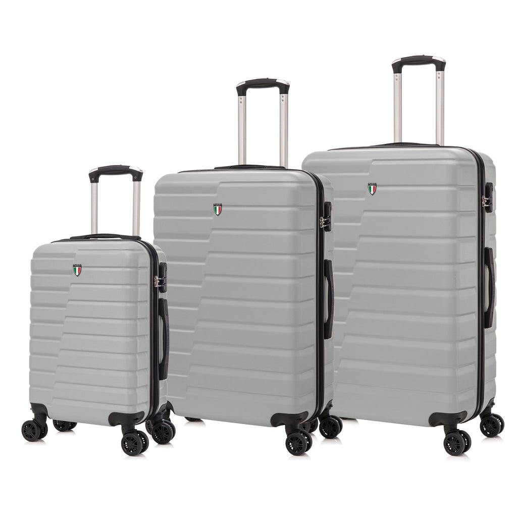 TUCCI Italy MARVELLO 3PC Hardside Luggage Set (20", 24", 28") Tucci