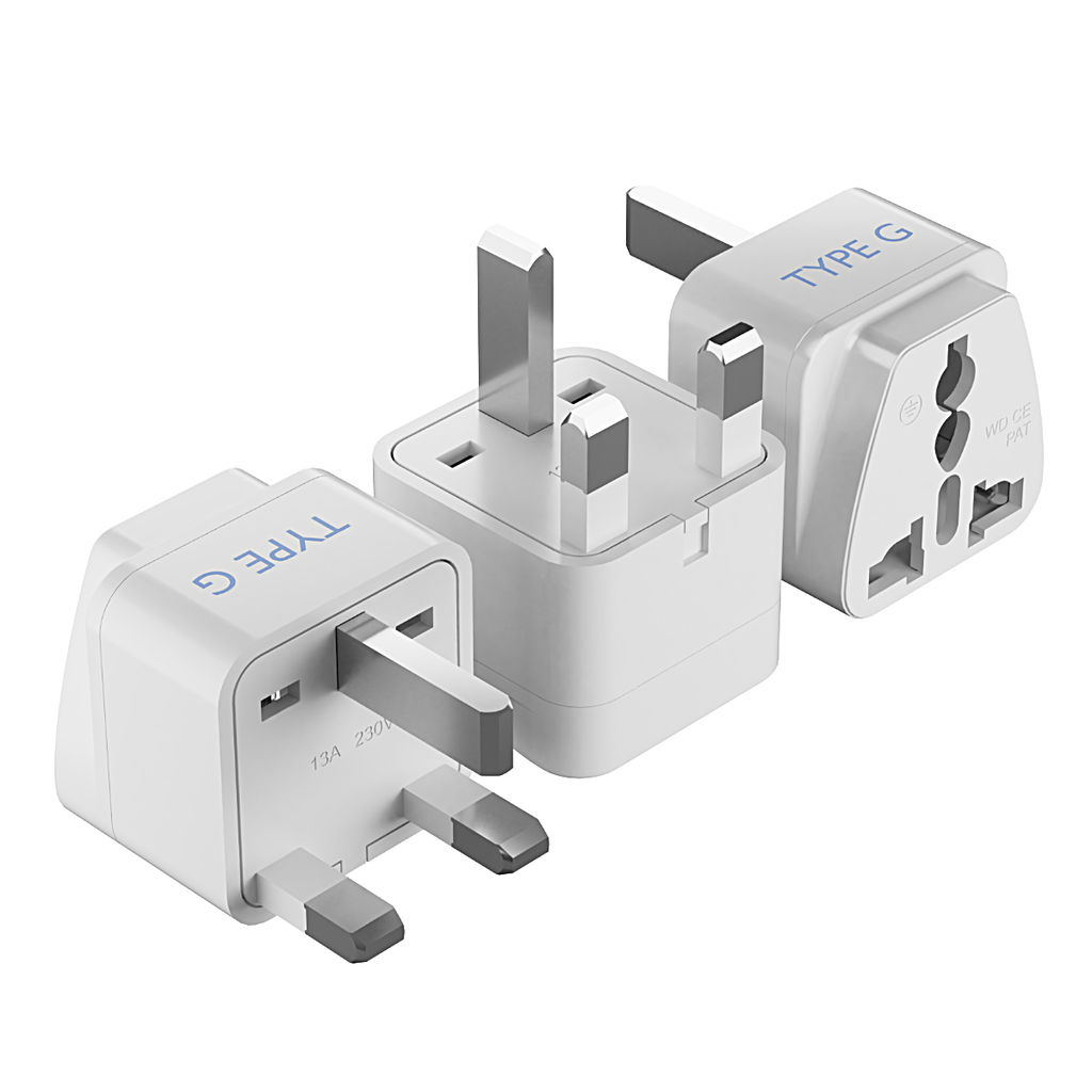 UK, England Travel Adapter - Type G - 3 Pack (GP-7) Ceptics