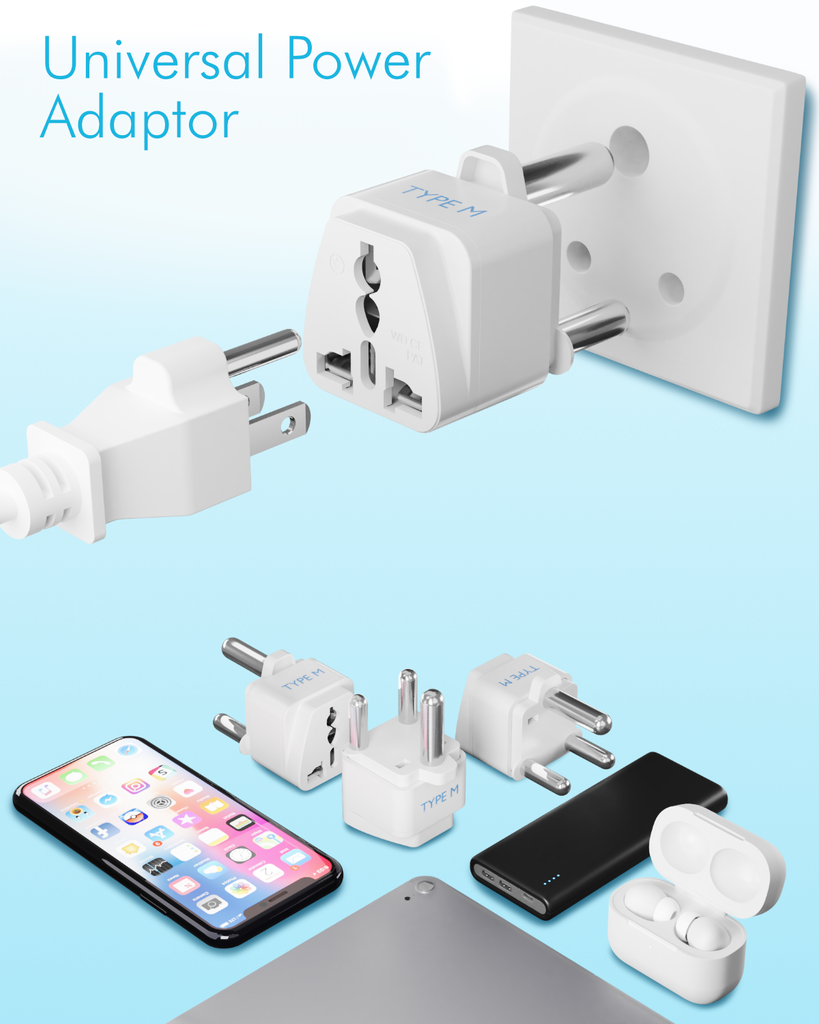 South Africa Travel Adapter - Type M - 3 Pack (GP-10L) Ceptics