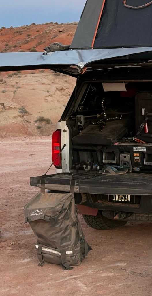 Tailgate Trash Bag Gladiator - Tacoma - Ram - Rivian -QuarterMaster Overland Gear Guy