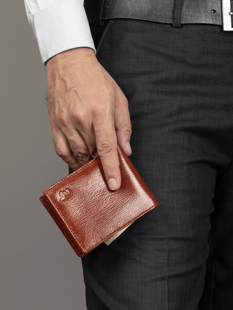 Tan Classic Men's Wallet Classy Leather Bags