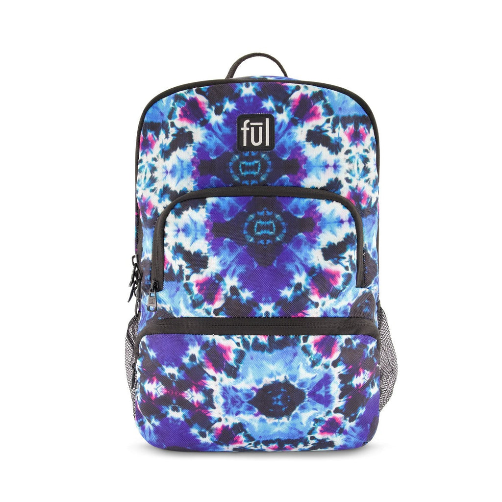 Terrace Laptop Backpack Blue Purple Tie-Dye Ful Luggage