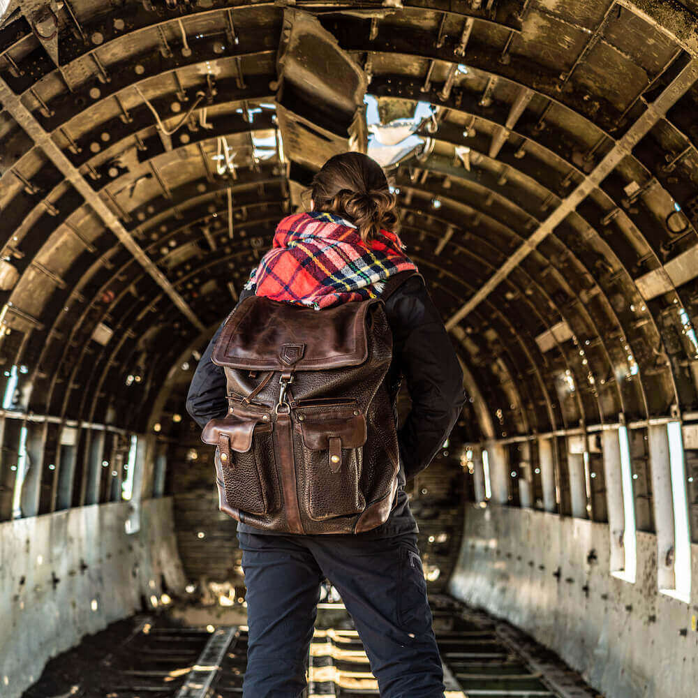 Theodore Leather Backpack Mission Mercantile Leather Goods