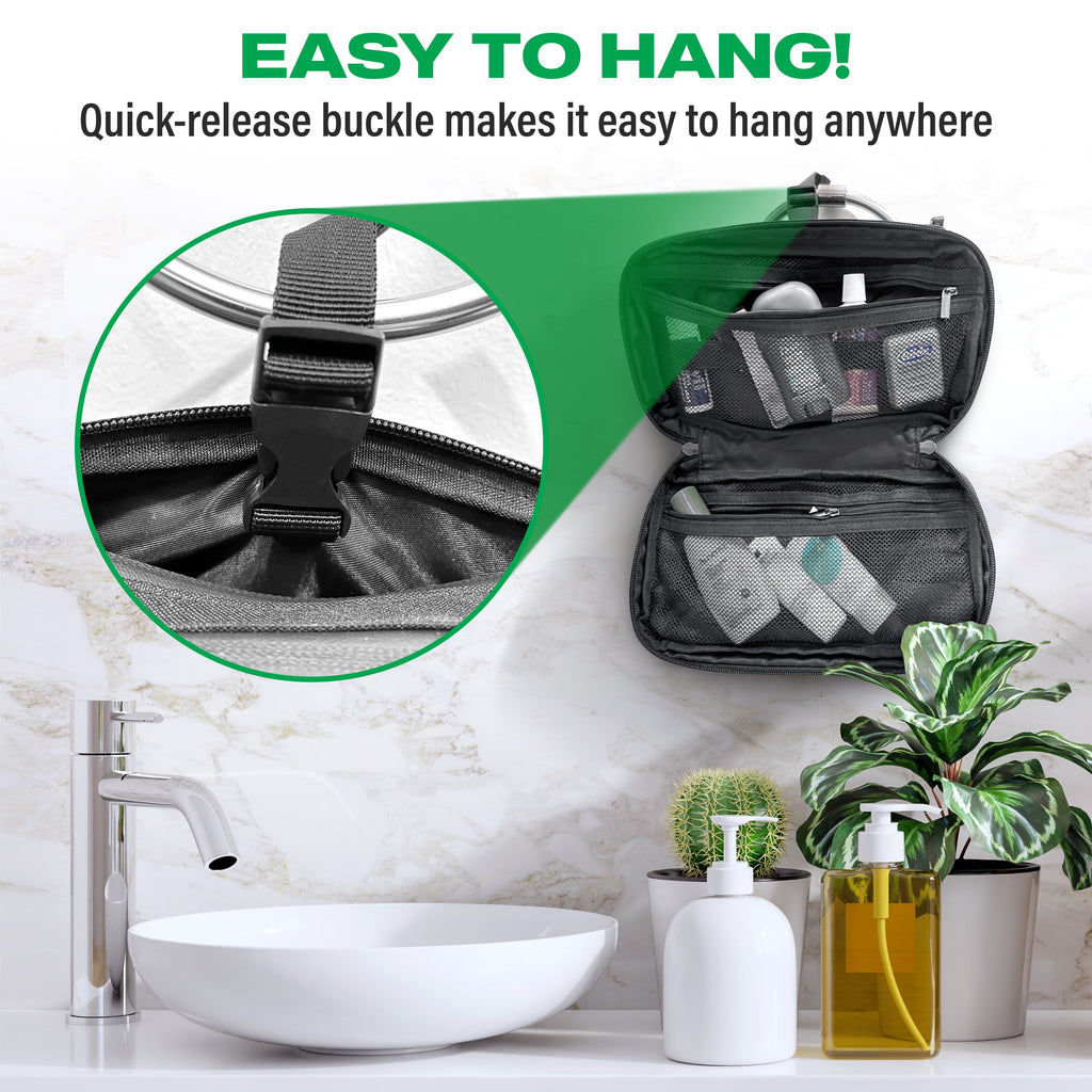 Island Hopper Travel Bundle - Backpack + Toiletry Bag + Compression Packing Cubes with YKK COR Surf