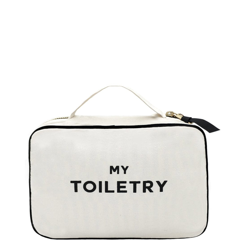 Folding/Hanging Toiletry Case, Cream Bag-all