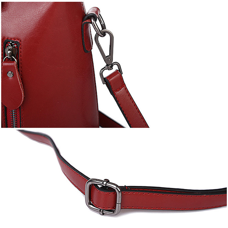 Top Grain Leather Shoulder Bag For Women Stylish Leather Tote Bag Women's Leather Crossbody Bag Christmas Gifts For Her SX218 RockCow Leather Studio