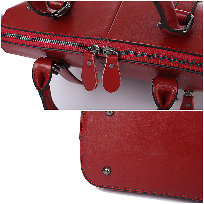 Top Grain Leather Shoulder Bag For Women Stylish Leather Tote Bag Women's Leather Crossbody Bag Christmas Gifts For Her SX218 RockCow Leather Studio
