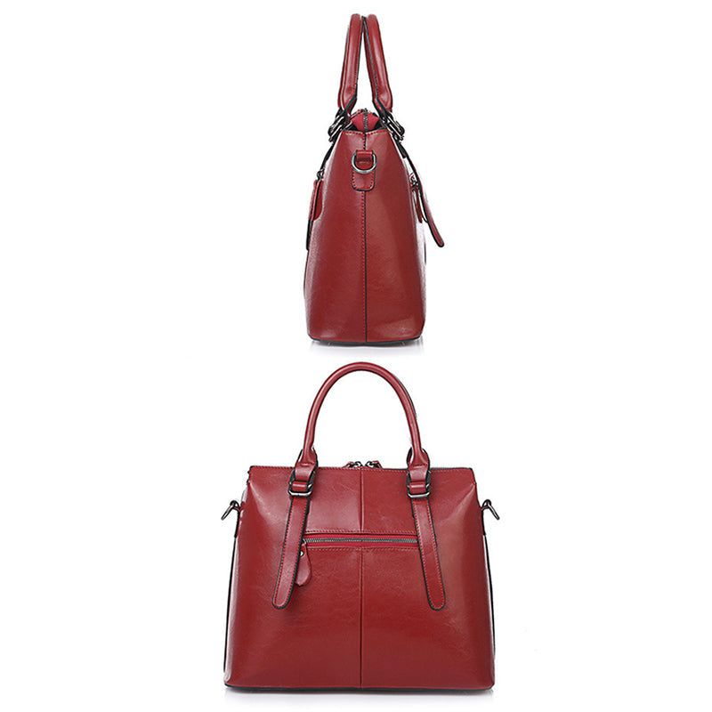 Top Grain Leather Shoulder Bag For Women Stylish Leather Tote Bag Women's Leather Crossbody Bag Christmas Gifts For Her SX218 RockCow Leather Studio