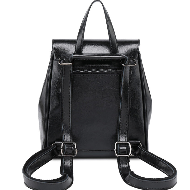 Top Grain LeatherWomen's Top Grain Leather Backpack Stylish Leather Rucksack Ladies Leather Travel Backpacks Christmas Gift For Her RockCow Leather Studio