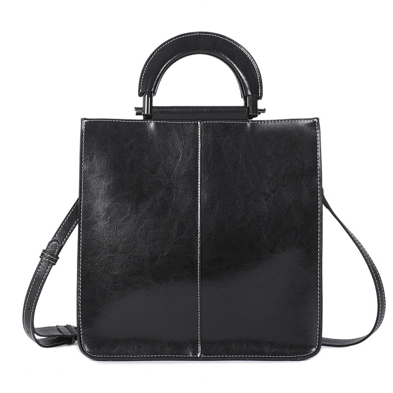 Top Grain Leather Shoulder Bag Leather Handbag Handmade Leather Bag For Women Stylish Crossbody Bags Gift For Her RockCow Leather Studio