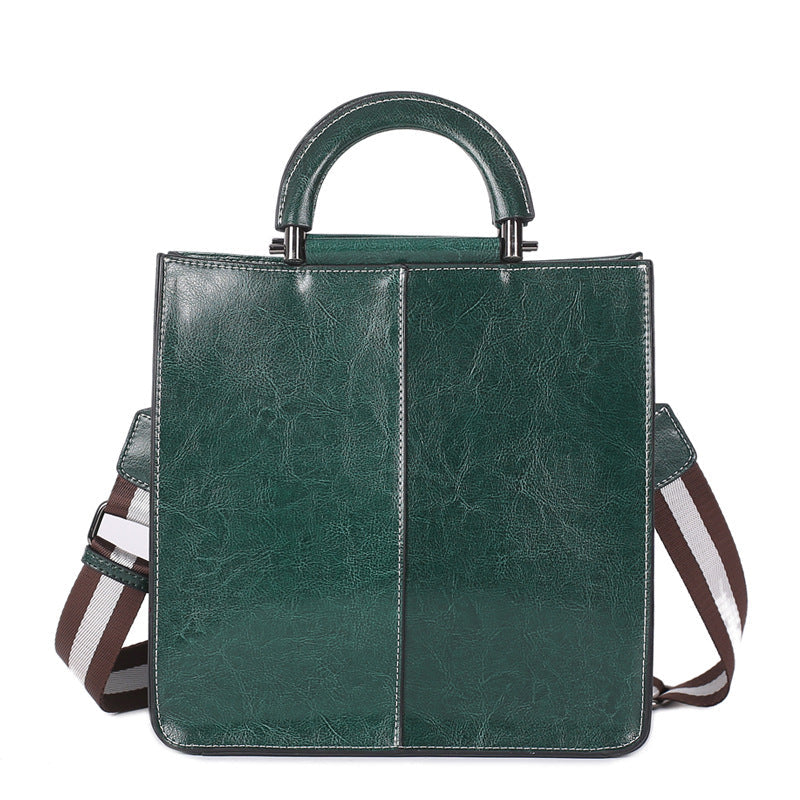 Top Grain Leather Shoulder Bag Leather Handbag Handmade Leather Bag For Women Stylish Crossbody Bags Gift For Her RockCow Leather Studio