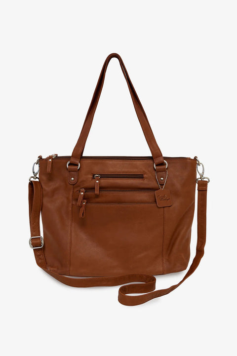 Osgoode Marley Daphne Triple Entry Leather Tote 7006 Osgoode Marley