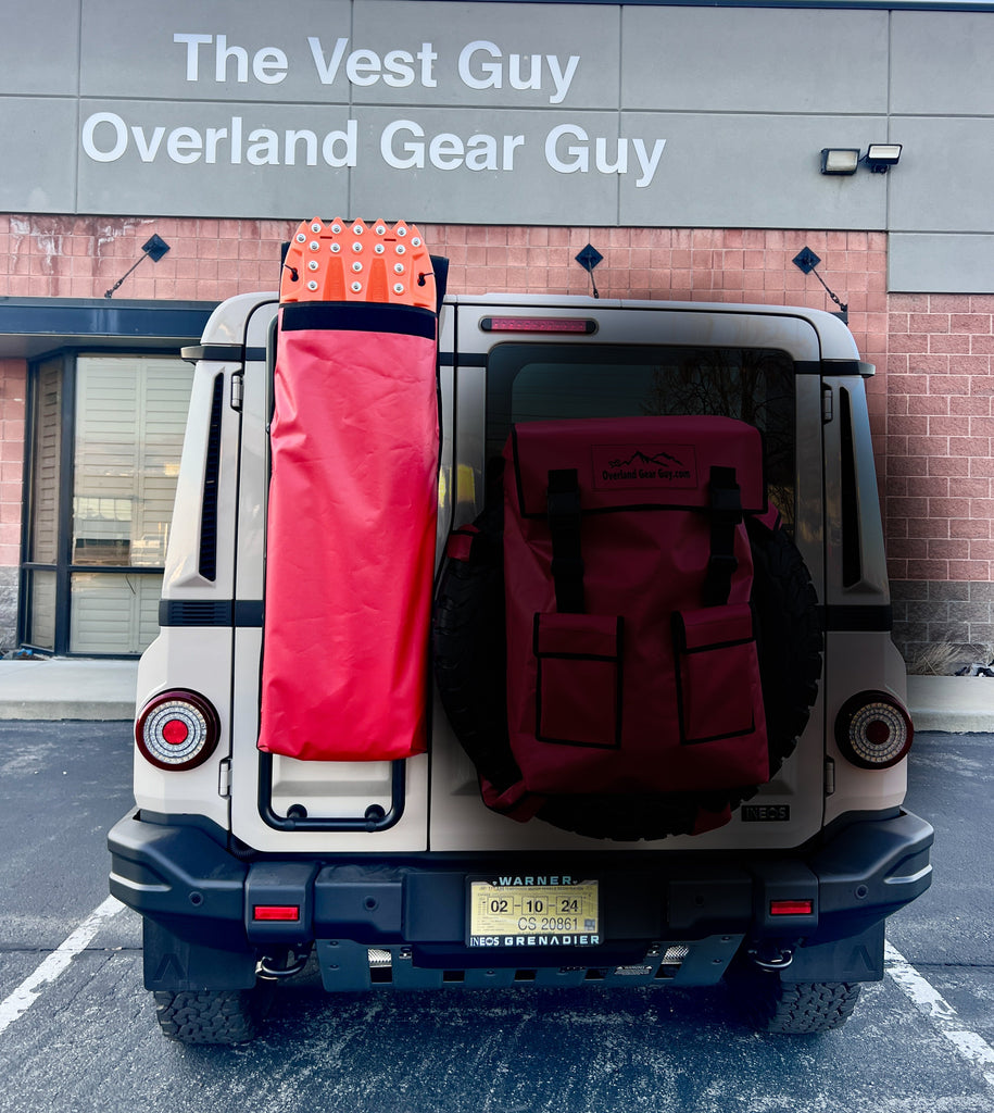 Traction Recovery Board Storage Bag LADDER Mount Overland Gear Guy