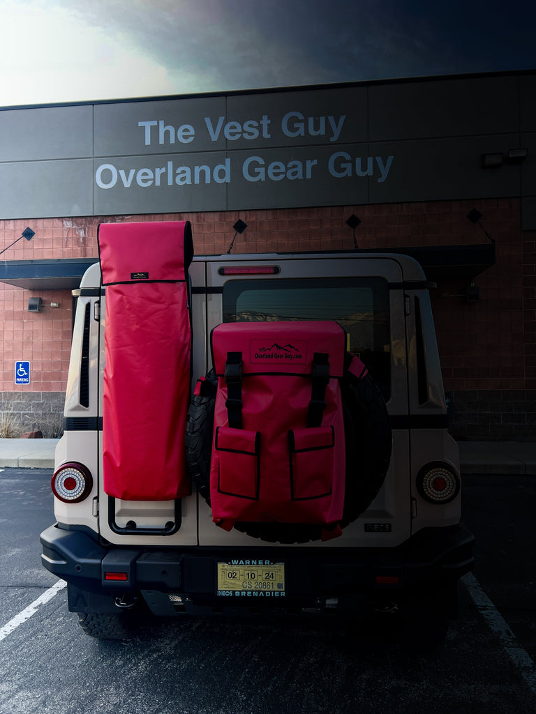 Traction Recovery Board Storage Bag LADDER Mount Overland Gear Guy